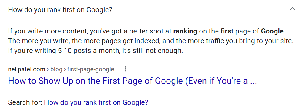 how do you rank on the front page of google